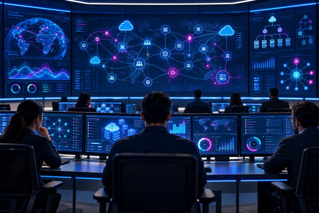 BMC Helix service operations dashboard and workflow visualization